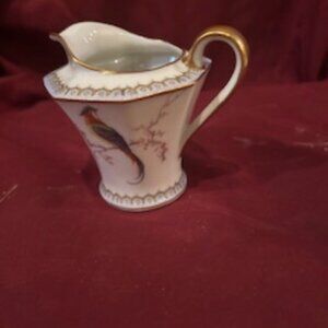 vintage mini pitcher Theodore Haviland, Eden Pattern Creamer 3 in tall
